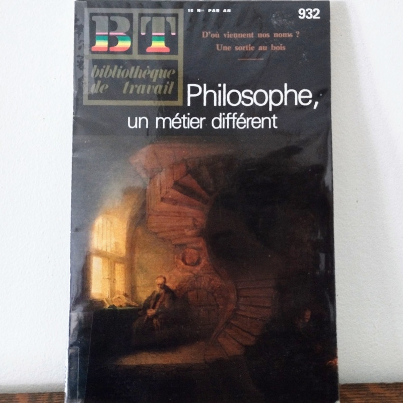 Philosophe, un métier différent n°932