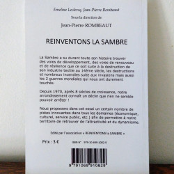 Réinventons la Sambre, Jean-Pierre Rombeaut, édition collector 2019 - DEDICACE